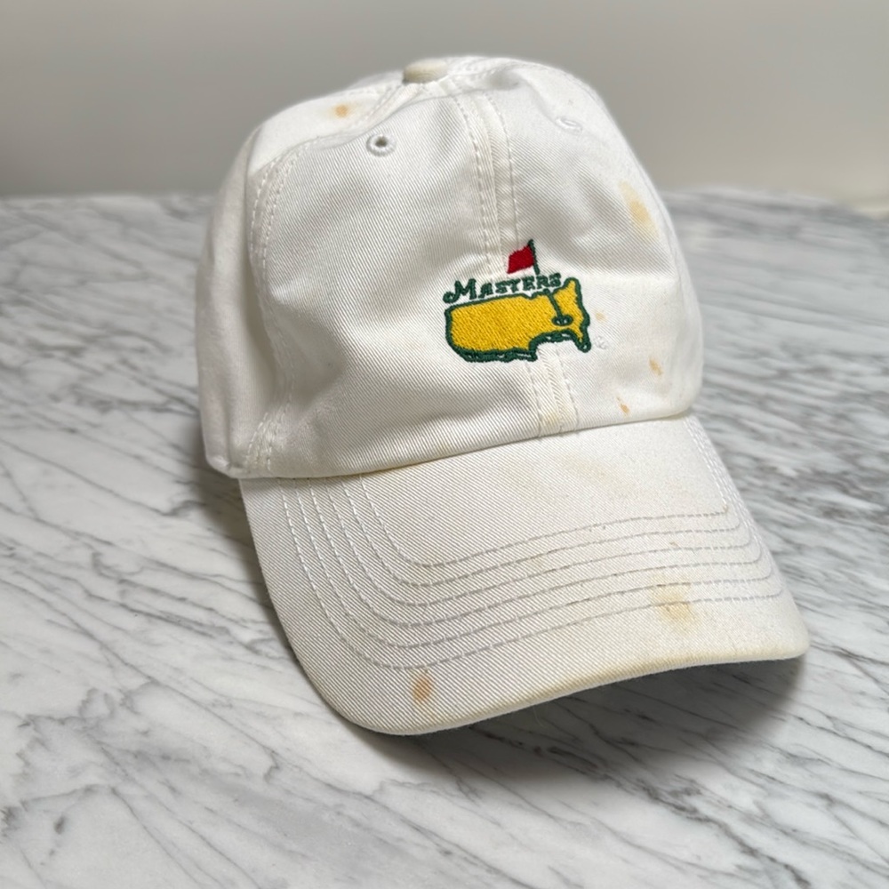 The Masters Augusta white embroidered golf hat/cap